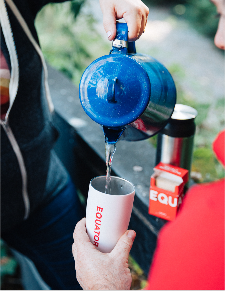 Equator Coffee Tumbler | Custom 8 oz. MiiR Tumbler is great for instant coffee on the go | Equator Coffees