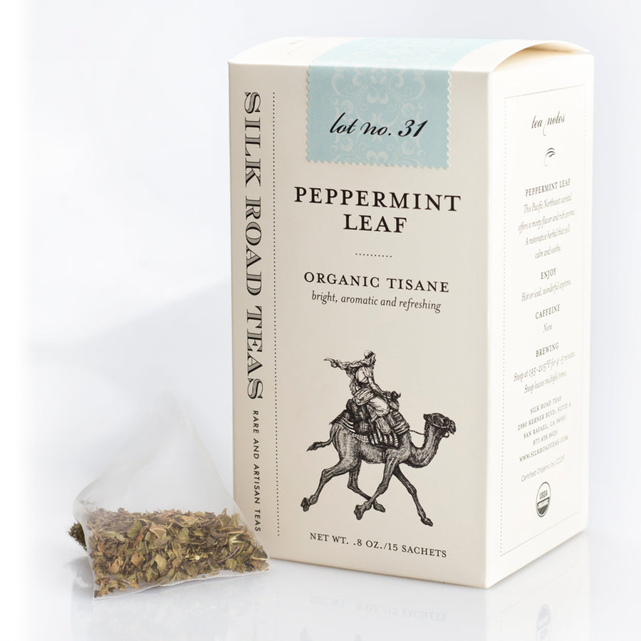 Organic Peppermint Tea, 15 Sachets