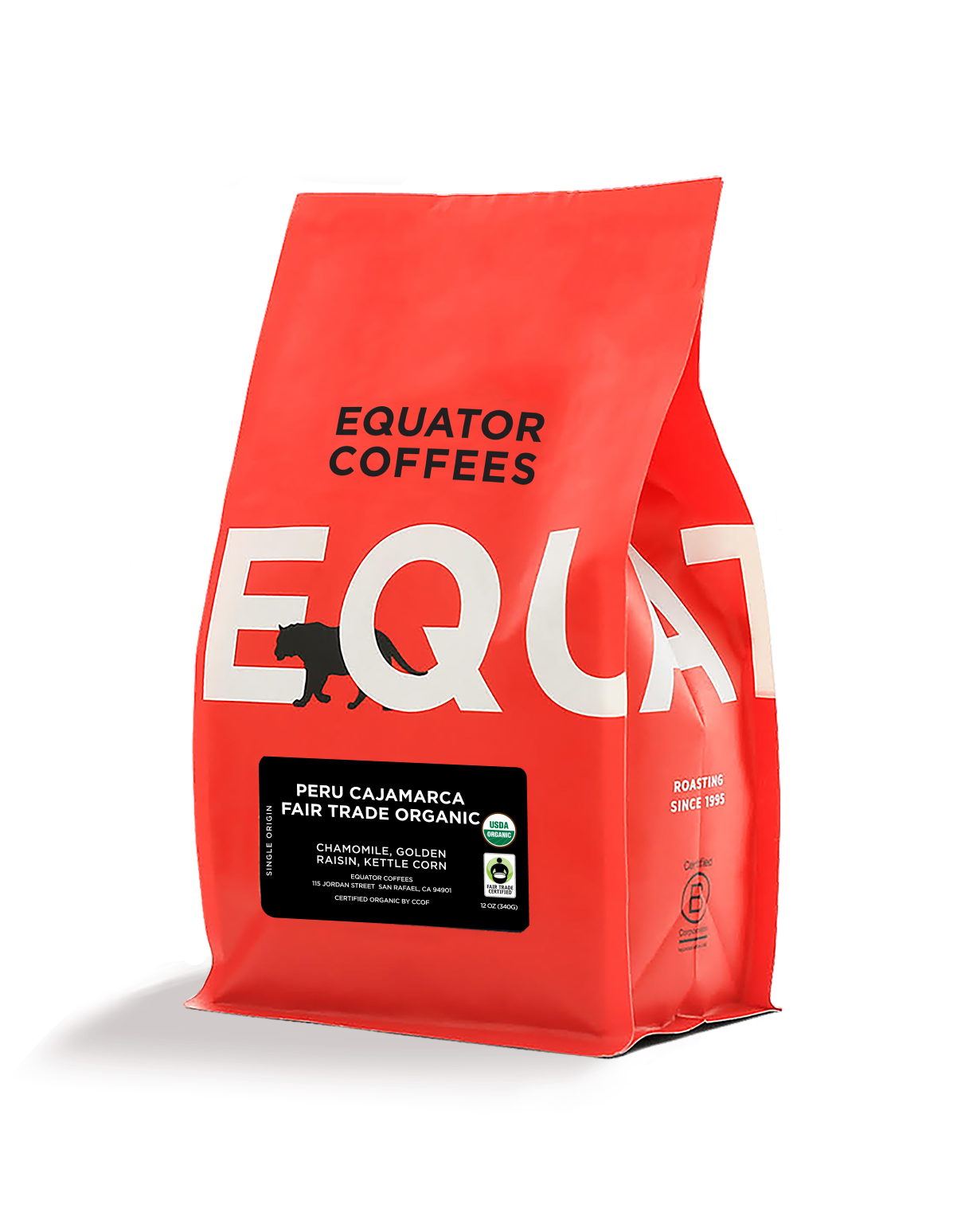 Equator Coffees - Peru Cajamarca organic fair trade
