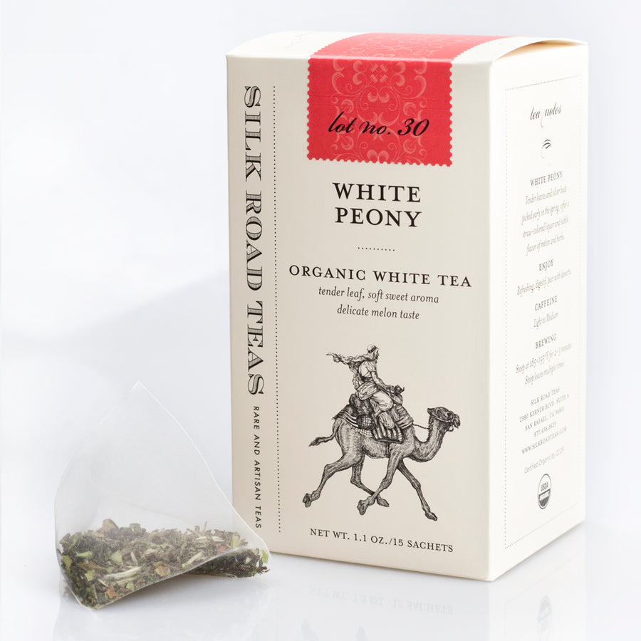 Organic White Peony Tea, 15 Sachets