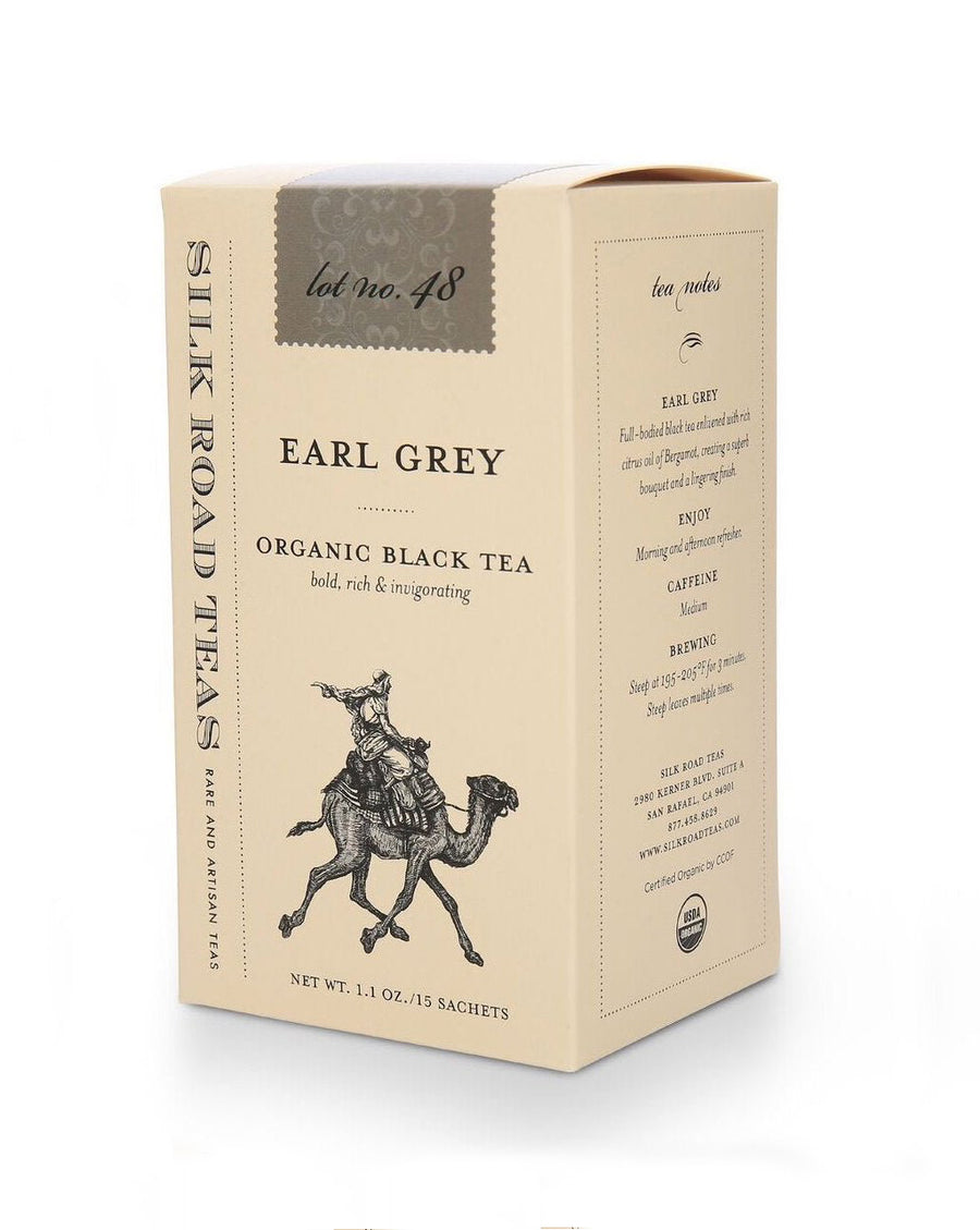 Organic Earl Grey Tea, 15 Sachets