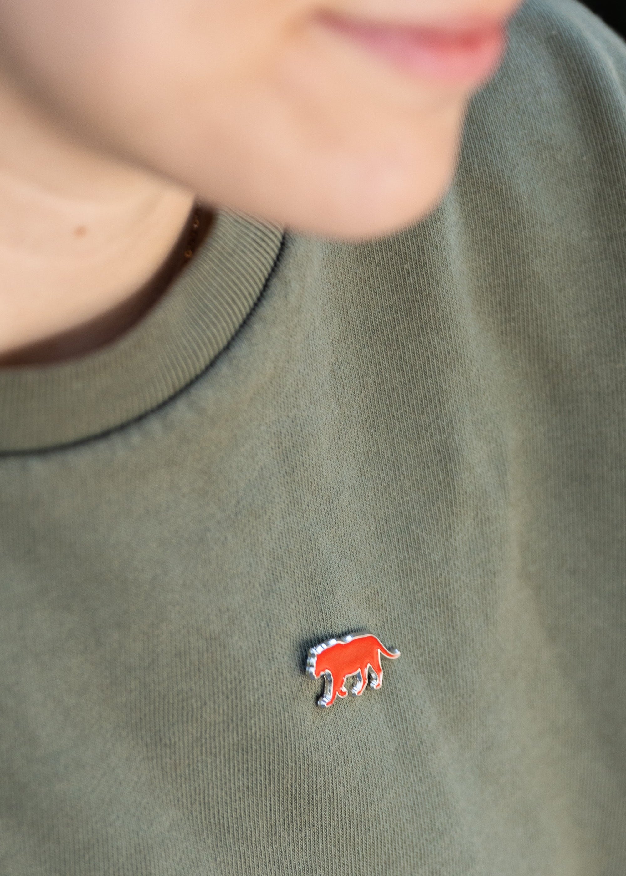 Equator Tiger Enamel Pin - Equator Coffees