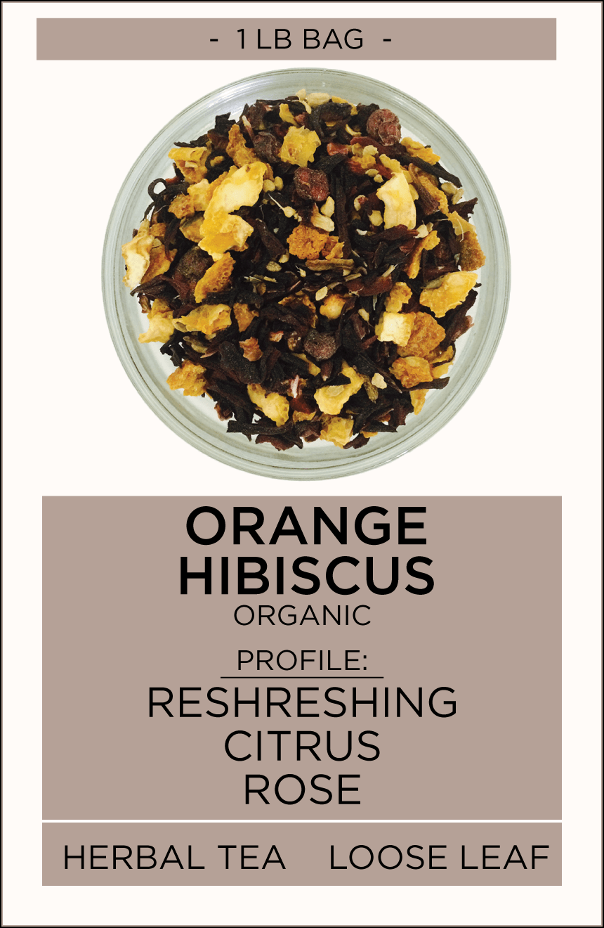 Orange Hibiscus Loose Leaf Tea - Equator Coffees