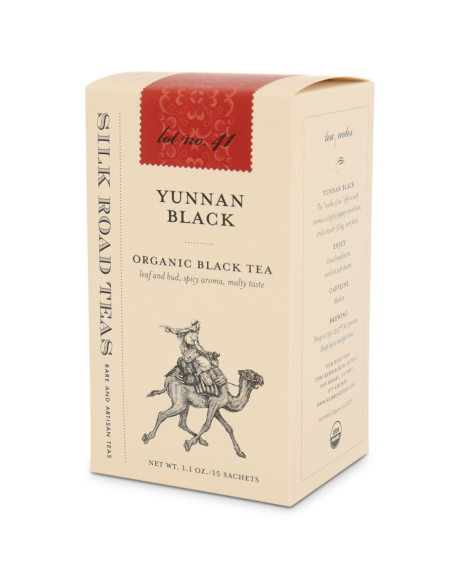 Organic Yunnan Black Tea, 15 Sachets